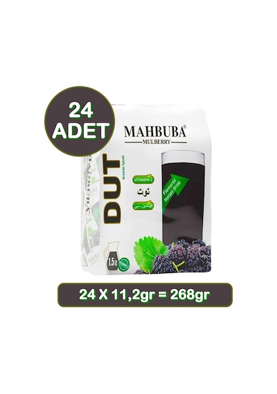 Mahbuba Dut Aromalı Soğuk Toz İçecek 24x11.2gr 11.2 G