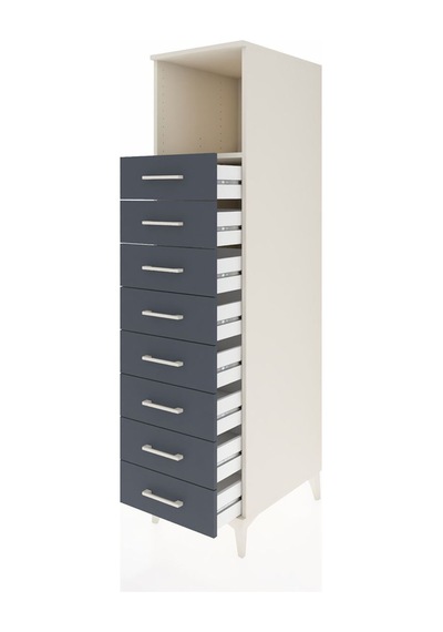 Kronos Dolap Tek Raflı 8 Çekmeceli 44x59x182 Aytaşı-antrasit Aytası Kronos Dolap Tek Raflı 8 Çekmeceli 44x59x182 Aytaşı-antrasit Aytası