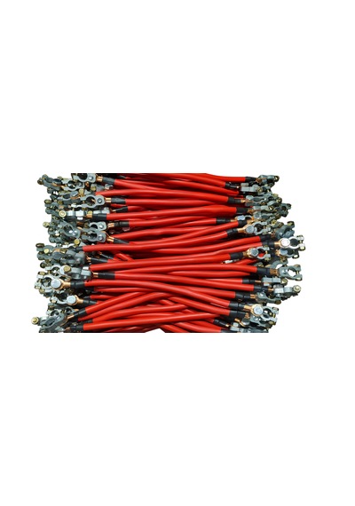 Akü Bağlantı Kablosu 45cm 50mm Kutubaşlı Kırmızı
