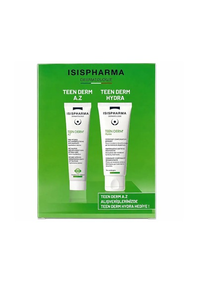 Isis Pharma Teen Derm Az 40 Ml + Teen Derm Hydra 40 Ml Akneli Ciltler İçin Bakım Seti