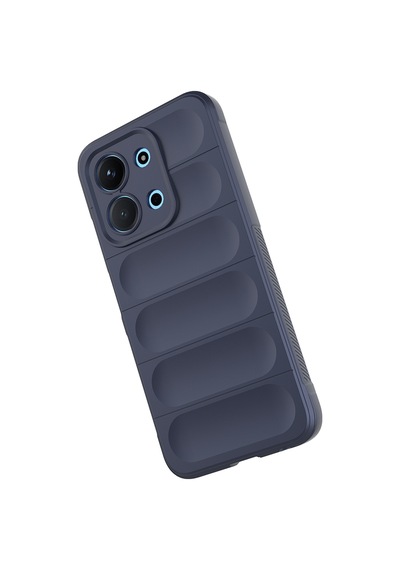 Xiaomi Redmi 15c 4g Kılıf Kamera Korumalı Esnek Silikon Parmak Şeritli Pazarplus Koyu Yeşil