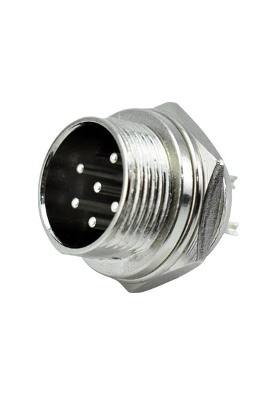 Ic-261m 12mm Mayk Erkek Fiş Şase 6p Konnektör