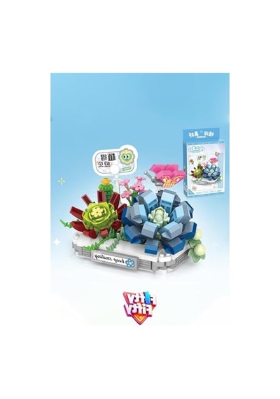 Çiçek Buketi Figürü, Loz Micro Block Serisi, 370 Parça