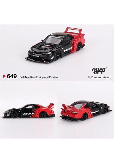 Jl Mınıgt 1:64: Lb Lb-süper Siluet Advan Alaşım Araba Modeli Rhd