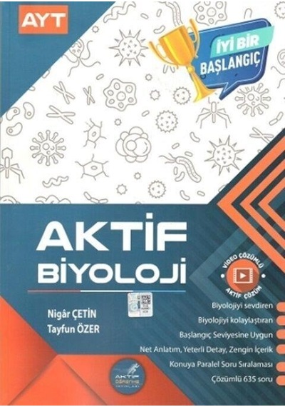 Ayt Aktif Biyoloji 0 Dan Başlayanlara Aktif Öğrenme Yayınları