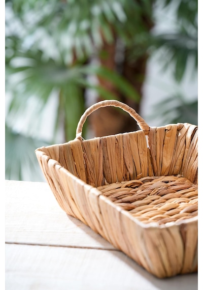 Acar Wicker Hasır Ekmek Sepeti - 29 Cm Kahverengi