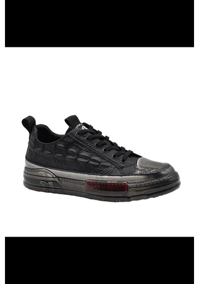 Fourty Four Degree 21331 İthal Erkek Deri Sneakers Ayakkabı Siyah
