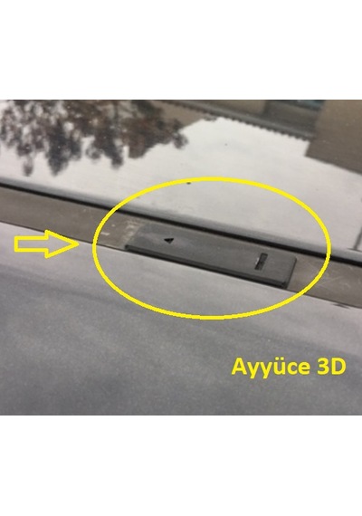 Ayyüce3d, Hyundai İ20 İ30 Tavan Bagaj Çıta Kapağı 4xtakım, Siyah