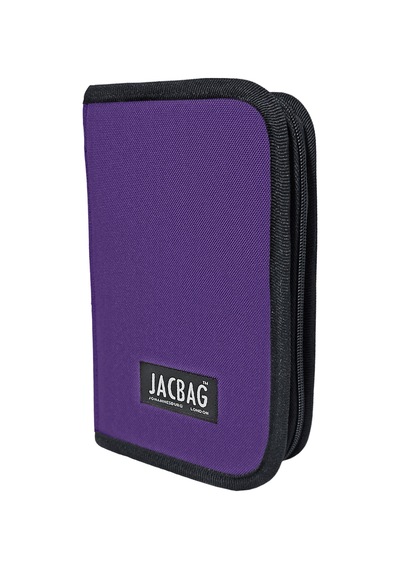 Jacbag Cover -sert Kapaklı Lastikli Kalem Kutusu Cover-mor renkli