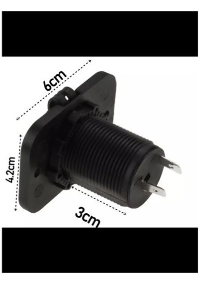 Modacar 12-24 Volt Çakmak Giriş Soket Tekne Oto Kamyonet Soketi Marine Tip Soket