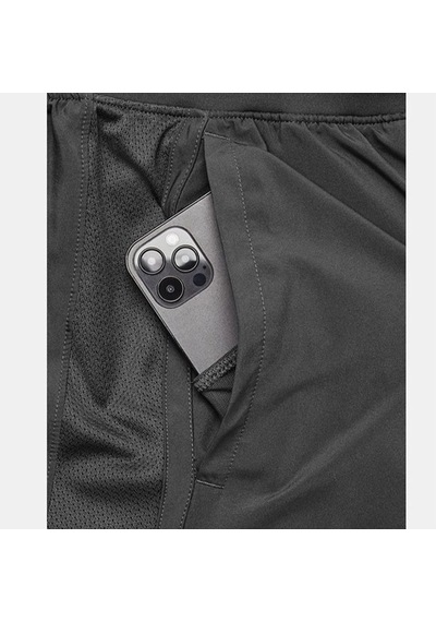 Under Armour Launch 5 2-ın-1 Erkek Şort 1382640-025 Gri