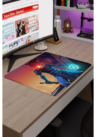 Dead Cells Kaymaz Dikişli Kauçuk Oyuncu Mousepad V5 - 48x40 Xl Gaming Mouse Pad Fare Altlığı