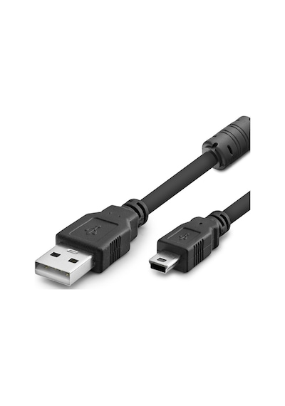 Usb Mini V3/5pin To Usb Kablo 3 M - Siyah Hdx7523 Diğer