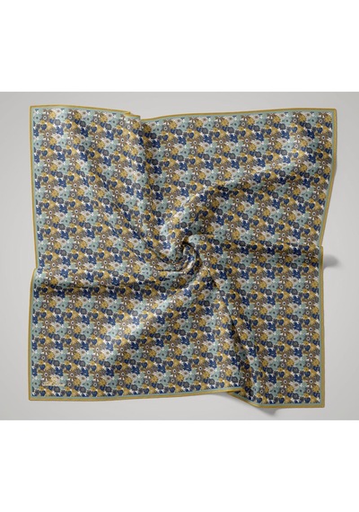 Silk Home Soft Eşarp 73092-08 Hardal, Bebe Mavi, Yanık Sarı, Çikolata Kahve