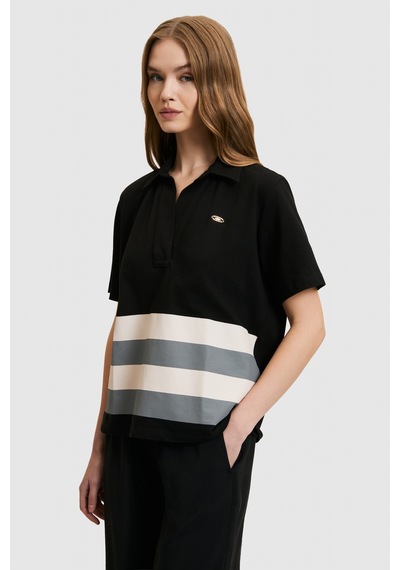 U.S. Polo Assn. U.s. Polo Assn. Kadın Siyah Tişört 50319995-vr046