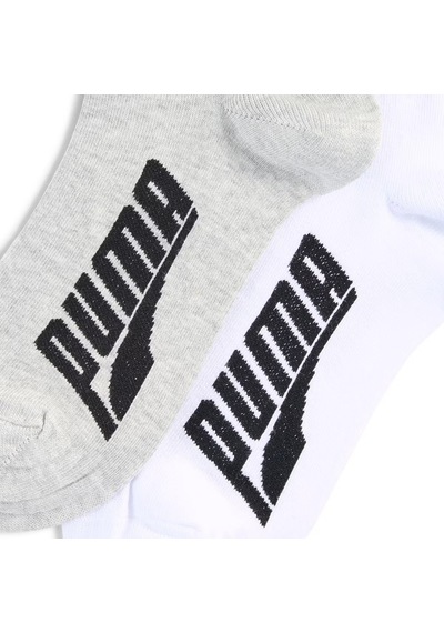 Puma Quarter 2'li Unisex Gri Günlük Stil Çorap 93858402