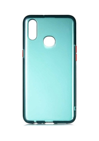 Samsung Uyumlu Galaxy A10s Kılıf Zore Bistro Kapak Koyu Yeşil