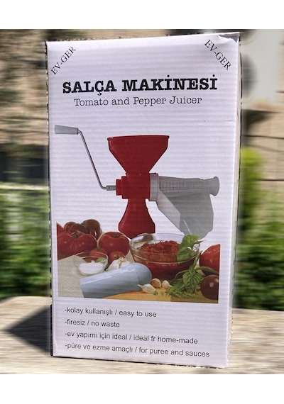Salça Makinası Ev Tipi Pratik Evger