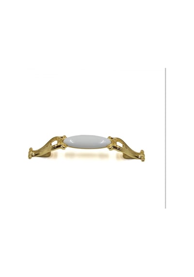 Coşafak Giusti M81.00.00.Glg Seramik Metal Altın - Beyaz 96Mm