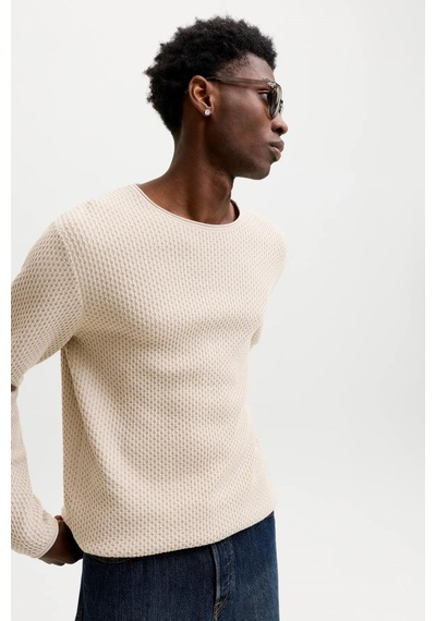 Jack & Jones Jprblumason Erkek Kazak Bej