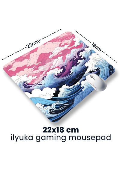 Japanese Waves 22x18cm Mp452218 İlyuka Mini Boy Gaming Mousepad