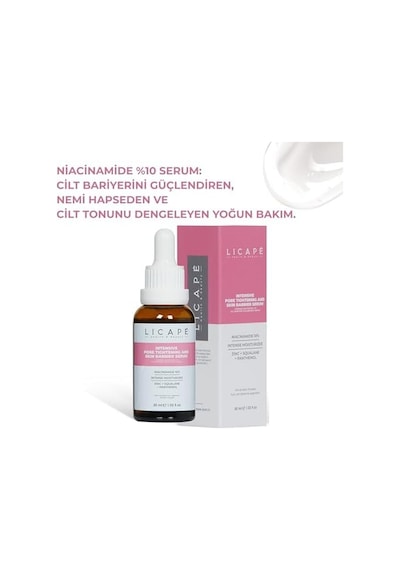 Gözenek Sıkılaştırıcı Ve Cilt Bariyeri Güçlendirici Niacinamide%10 Serum 30ml