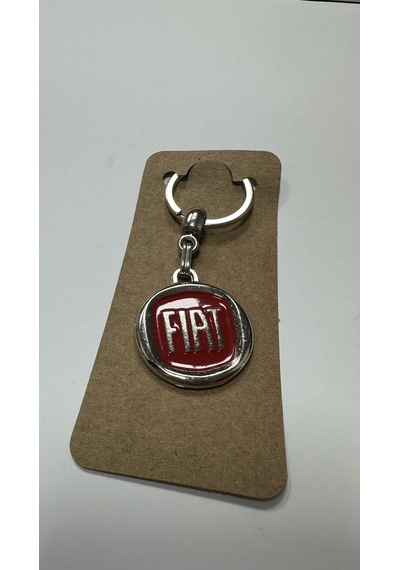 Fiat Logolu Metal Otomobil Anahtarlığı 1 Adet