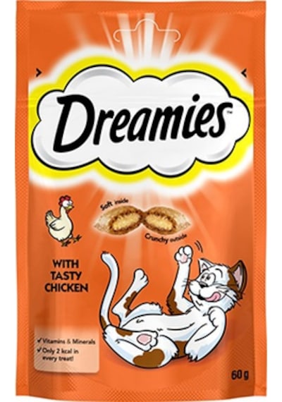 Dreamies Tavuklu Kedi Ödül Bisküvisi 60 G