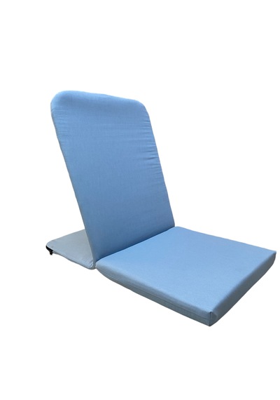 Meditasyon Sandalyesi - Sırt Destekli Yer Minderi - Backjack - Yoga Sandalyesi - Yoga Minderi Mavi