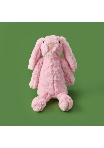 Soft Rabbit Figürlü Yastık - Pembe - 16x35 Cm