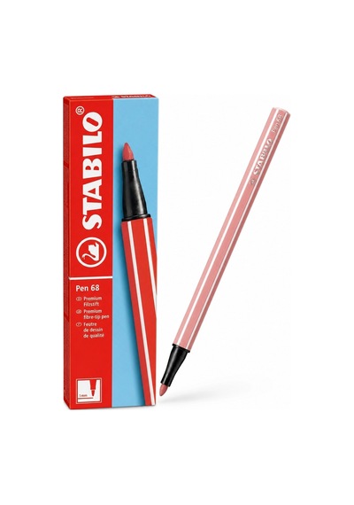 Keçe Uçlu Boya Kalemi Köpüklü Pembe 68/28 10 Lu Paket