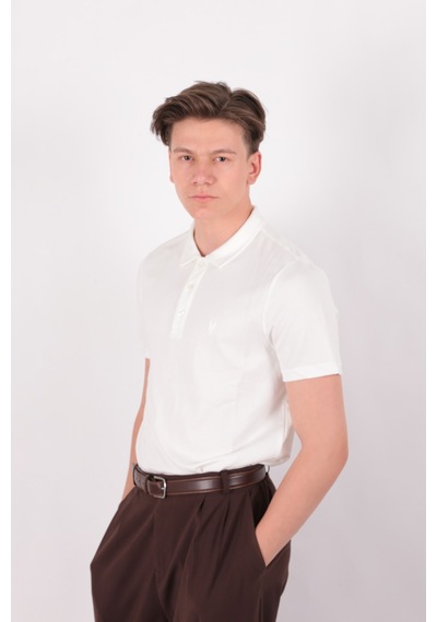 Fıve Pocket Five Pocket Fp24b2022 Erkek Pike Modal Polo Yaka T-shırt Beyaz Fıve Pocket Five Pocket Fp24b2022 Erkek Pike Modal Polo Yaka T-shırt Beyaz