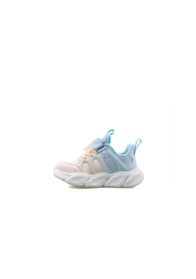 Pepino Pk24-1830 Işıklı Hafif İthal Çocuk Spor Ayakkabı Bebe Mavi Gümüş