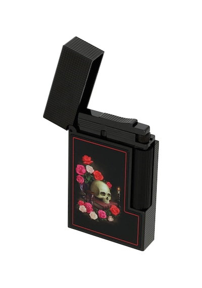 S.t. Dupont Memento Mori Ligne 2 Siyah Çakmak 16394 Siyah