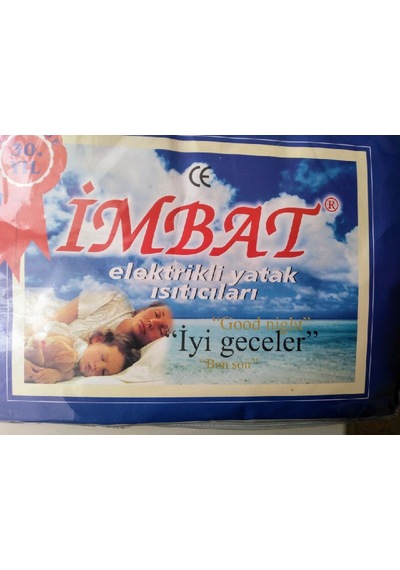 İmbat Çift Kişilik Elektrikli Battaniye Çok Renkli