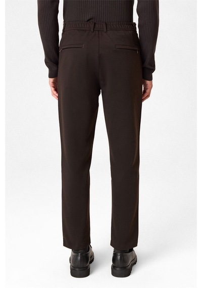 Back And Bond Regular Fit Diagonel Kahve Jogger Pantolon Çok Renkli