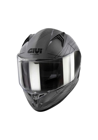 Givi 50.7 Proton Kapalı Kask Mat Titanyum - Sarı