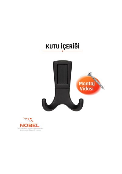 Eli Za Askı, Metal Vestiyer Askısı, 122 Gr, Dolap Ve Duvar Askılığı, Matsi Yah Vidalı