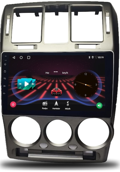 Multimedyam Hyundai Getz Android Carplay Multimedya 2003-2011 Büyük Çerçeveli 4 Gb Ram + 32 Gb Hafıza + 4 Çekirdek