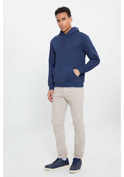 Ac&Co / Altınyıldız Classics Standart Fit Normal Kesim Kapüşonlu Kanguru Cepli Pamuklu Erkek Sweatshirt - Lacivert Ac&Co / Altınyıldız Classics Standart Fit Normal Kesim Kapüşonlu Kanguru Cepli Pamuklu Erkek Sweatshirt - Lacivert
