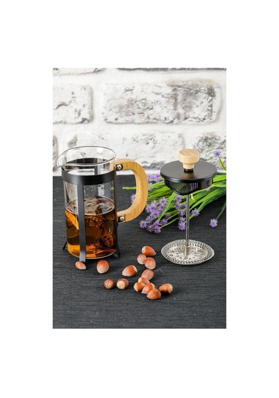 Northcity Lüx Cam 350 Ml French Press Siyah