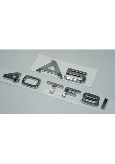 Audi A5 40 TFSi Krom ABS 3M 3D Bagaj Yazı Logo Ürün
