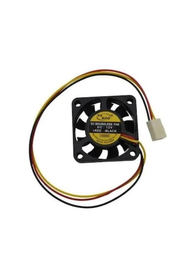 5 cm 12 volt fan 12 volt 5 cm 3 pinli 20 cm kablo uzunluğu 50x50x10mm fan