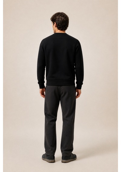 Redline Takes Bisiklet Yaka Kışlık Regular Fit Sweatshirt Siyah