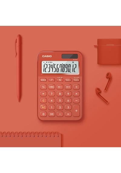 Casio Ms-20yc-rd-w-dp Hesap Makinesi Desktop Gri - Siyah