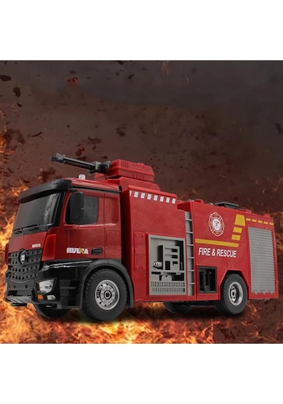 Huına1562 1/14 22ch Rcmodel Araba Yangın Söndürme İtfaiye Kamyonu