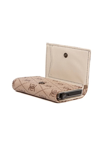 Newish Polo Kadın Deri Monogram Desenli Çapraz Bel Göğüs Ve Omuz Çantası New218 Bej-bej 53254602