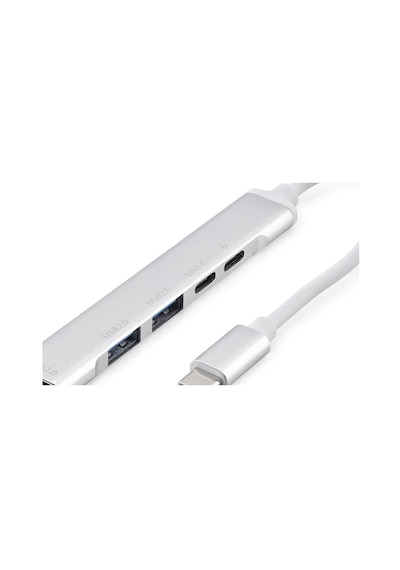 Type-c Hub 5 Port Pd 20w Beyaz Hdx7896 Evimdeyokyok