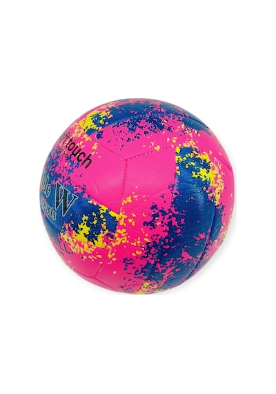 Voleybol Topu Splash Desenli Soft Touch Dikişli 280 Gr - Pembe Lisinya