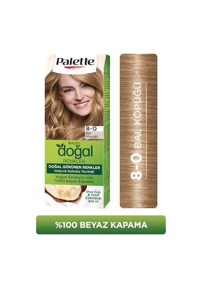 Palette Kalıcı Doğal Renkler 8 - 0 Bal Köpüğü X 2 Adet
